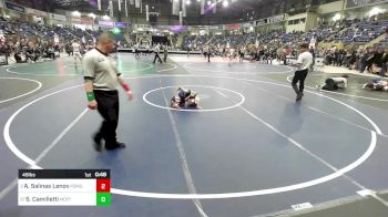 49 lbs Semifinal - Anthony Salinas Lenox, Pomona Elite vs Stetson Camilletti, Moffat County