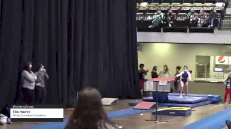 Ella Hawks - Women's Group, Wings Gymnastics Academy - 2021 Women's Xcel Region 4 Championships