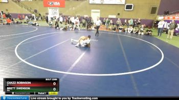 106 lbs Quarterfinal - Chazz Robinson, IL vs Brett Swenson, MN