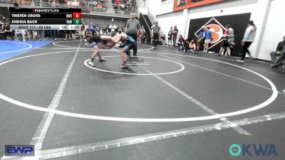 88 lbs Quarterfinal - Tristen Cross, Brushy Wrestling Club vs Joshua Back, Raw Wrestling Club