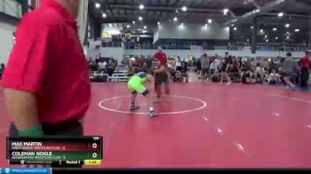 120 lbs Semis (4 Team) - Coleman Nogle, HEADHUNTERS WRESTLING CLUB vs Max Martin, GREAT BRIDGE WRESTLING CLUB