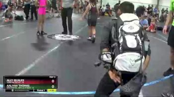 78 lbs Round 3 (6 Team) - Aaliyah Thomas, RPA Martial Arts & Fitness vs Ally Quales, Team Palmetto