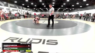 90 lbs Placement Matches (8 Team) - Maddux Rabczak, Dynasty vs Bradyn Tompkins, PA Alliance