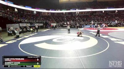 I-138 lbs Champ. Round 1 - Garrett Chase, Niagara Wheatfield vs Luke Stoutenburg, Saratoga