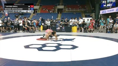 190 lbs Champ. Rd Of 128 - Hayden Groll, Ohio vs Michael McCullough, Colorado
