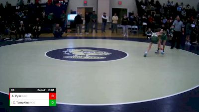 80 lbs Cons. Round 5 - Colt Tompkins, Mogadore vs Adon Pyle, Oakwood Gold