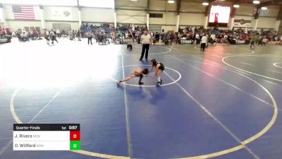 52 lbs Quarterfinal - Josiah Rivera, New Mexico vs Dawson Willford, Grindhouse WC