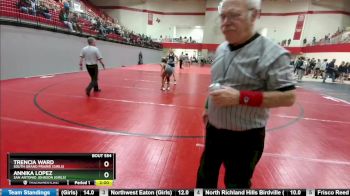 120 lbs Round 3 - Annika Lopez, San Antonio Johnson (Girls) vs Trencia Ward, South Grand Prairie (Girls)