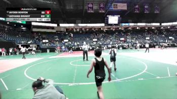 95 lbs Cons. Round 2 - Jayden Boston, NBHA vs Giovanni Brunst, WSW1