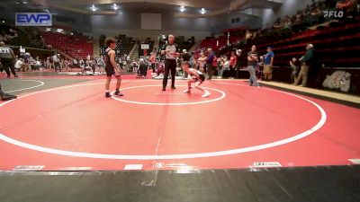 70 lbs Semifinal - Miller Wayne Smith, Skiatook Youth Wrestling vs Jude Daugherty, Victory Grappling Club