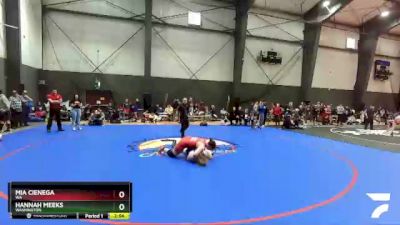 200 lbs Round 1 - Mia Cienega, WA vs Hannah Meeks, Washington