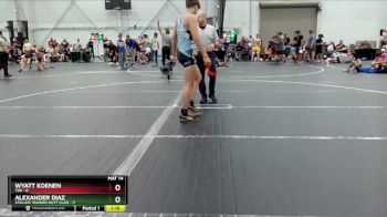 106 lbs Round 4 (8 Team) - Wyatt Koenen, TSB vs Alexander Diaz, Steller Trained Hutt Clan