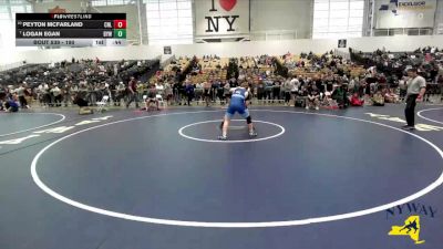 190 lbs Cons. Round 1 - Logan Egan, BH-BL Youth Wrestling vs Peyton McFarland, Club Not Listed