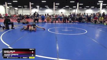 114 lbs Round 3 (8 Team) - River Hibler, New Jersey vs Mason Comegys, Maryland