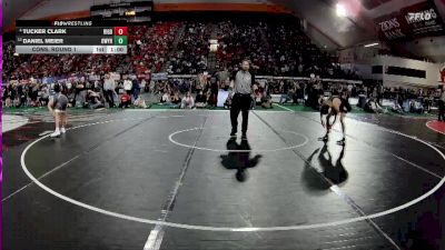 6A 132 lbs Cons. Round 1 - Daniel Meier, Owyhee vs Tucker Clark, Rigby