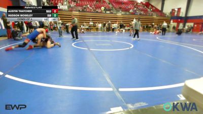 119 lbs Consi Of 4 - Austin Thatcher, Wagoner Takedown Club vs Hudson Moseley, Raw Wrestling Club
