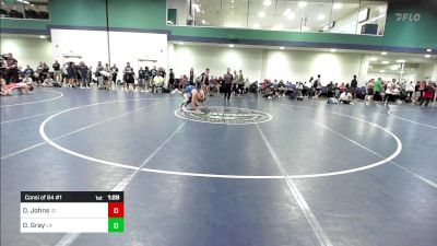 126 lbs Consi Of 64 #1 - Draven Johns, ID vs Ozias Gray, LA