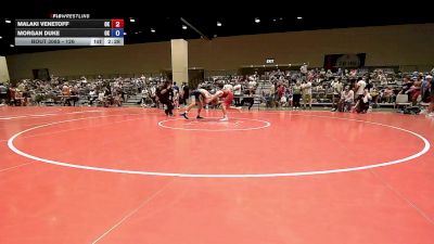 126 lbs Cons. Round 2 - Malaki Venetoff, OK vs Morgan Duke, OK