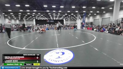 120 lbs Semifinal - Lander Bosh, Sanderson Wrestling Academy vs Nicolas Enzminger, MATPAC Wrestling Club