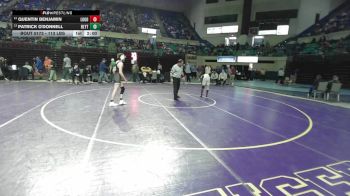 120 lbs Consi Of 8 #1 - Quentin Benjamin, Lugoff-Elgin vs Patrick O'Donnell, Blythewood