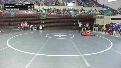 150 lbs Quarterfinal - Eric Ellis, Boiling Springs vs Preston Crone, Carolina Forest