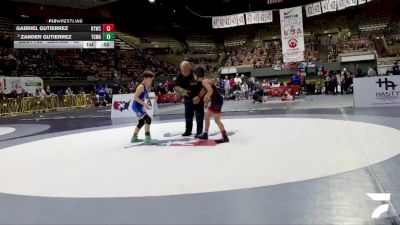 Intermediate Boys - 71 lbs Semis - Logan De Guzman vs Josiah Kim, RBWC (Rancho Bernardo Wrestling Club)