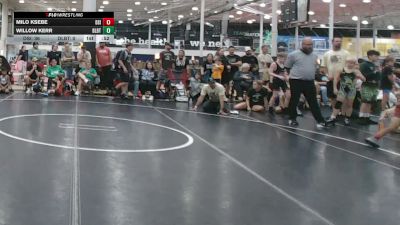 73 lbs 3rd Place - Milo Ksebe, Diamond State Inferno - EL vs Willow Kerr, Dueling Bandits - EL