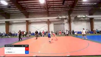 126 lbs Quarterfinal - Tyler Lucia, Patriot Club vs Jack Myers, Buxton (NJ)