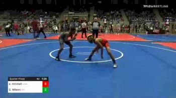 100 lbs Quarterfinal - Akeem Mitchell, Cuba Wrestling vs DeAndre Wilson, Pin-King All Stars