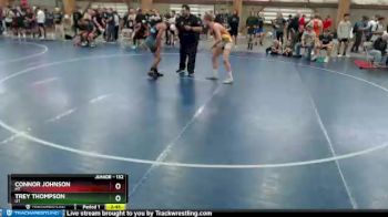 132 lbs Champ. Round 2 - Connor Johnson, MT vs Trey Thompson, UT