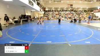 150 lbs Consi Of 8 #2 - Alexander Winship, 706 Wrestling vs Cooper Xayabouth-Jones, Temple High School Wrestling