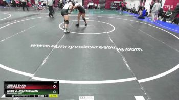 140 lbs 5th Place Match - Aishi Vijayaraghavan, Archbishop Mitty vs Jenille Shaw, Lincoln (Stockton)