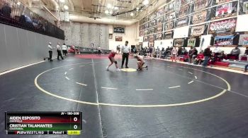 190-208 lbs Round 1 - Aiden Esposito, Chatfield vs Cristian Talamantes, Chaparral