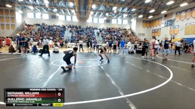 126 lbs Cons. Round 6 - Guillermo Jaramillo, Gladiator Wrestling Club vs Nathaniel Williams, Gladiator Wrestling Club