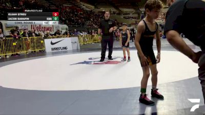 Intermediate Boys - 53 lbs Cons. Round 4 - Wesley Ruiz, Legacy Wrestling Center vs Tek Lo, Redwood Wrestling Club