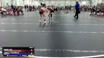 126 lbs Round 3 - Paige Jox, South Hills Wrestling Academy vs Ariella Manzella, PRIDE WC