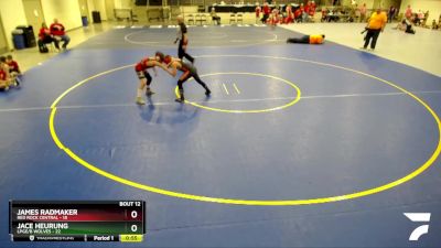 93 lbs Finals (8 Team) - Jace Heurung, LPGE/B Wolves vs James Radmaker, Red Rock Central