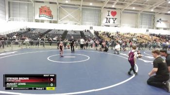 50 lbs Cons. Round 2 - Stryker Brown, Club Not Listed vs August Lewis, Unattached