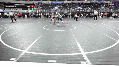 133 lbs Consi Of 4 - Caden Groom, Unaffiliated vs Dawson Hawthorne, King Select