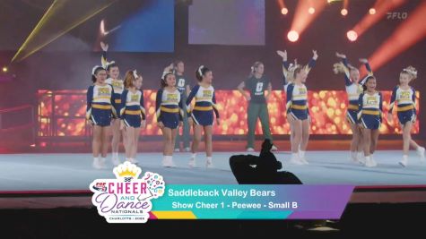 Saddleback Valley Bears [2025 Show Cheer 1 - Peewee - Small B] 2025 Pop Warner National Cheer & Dance Championship