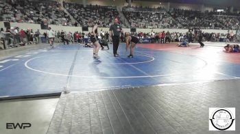 140 lbs Consi Of 4 - Sariyah Smith, Lawton IKE vs Jenna Eberle, Jay Junior High