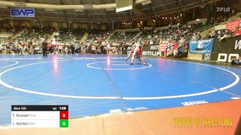 110 lbs Semifinal - Tobin Russell, Texas Select Wrestling Club vs Louie Baxton, Bulls