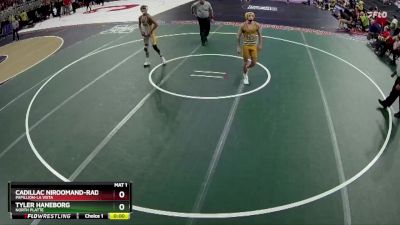 Cons. Round 3 - Tyler Haneborg, North Platte vs Cadillac Niroomand-Rad, Papillion-La Vista