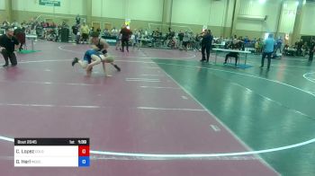 136 lbs Semifinal - Christopher Lopez, Colosseum Wrestling vs Gable Herl, ATT / Mocco Wrestling