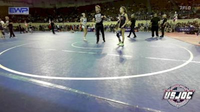 90 lbs Consi Of 8 #2 - Brayleigh Cooper, Tecumseh Youth Wrestling vs Brekyn Boyle, Honey Badgers Wrestling Club