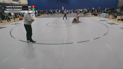 132 lbs Quarterfinal - Sophia Slaughter, Orange County vs Destiny Mcknight, Tallwood