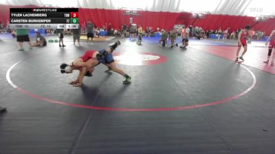 132 lbs Round 2 (8 Team) - Tyler Lachenberg, Thunderbirds WC vs Carsten Burkemper, FZ Wrestling Club A