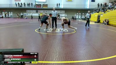 190 lbs Semifinal - Preston Vandehey, Forest Grove vs Jaden Borowsky, Beaverton