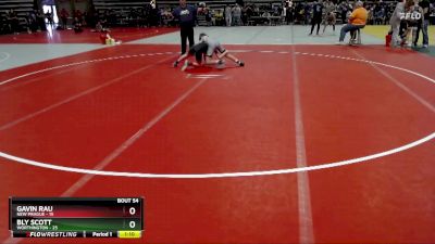 110 lbs Champ. Round 1 - Gavin Rau, New Prague vs Bly Scott, Worthington