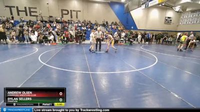 116 lbs Cons. Round 2 - Andrew Olsen, Champions Wrestling Club vs Dylan Sellers, Syracuse